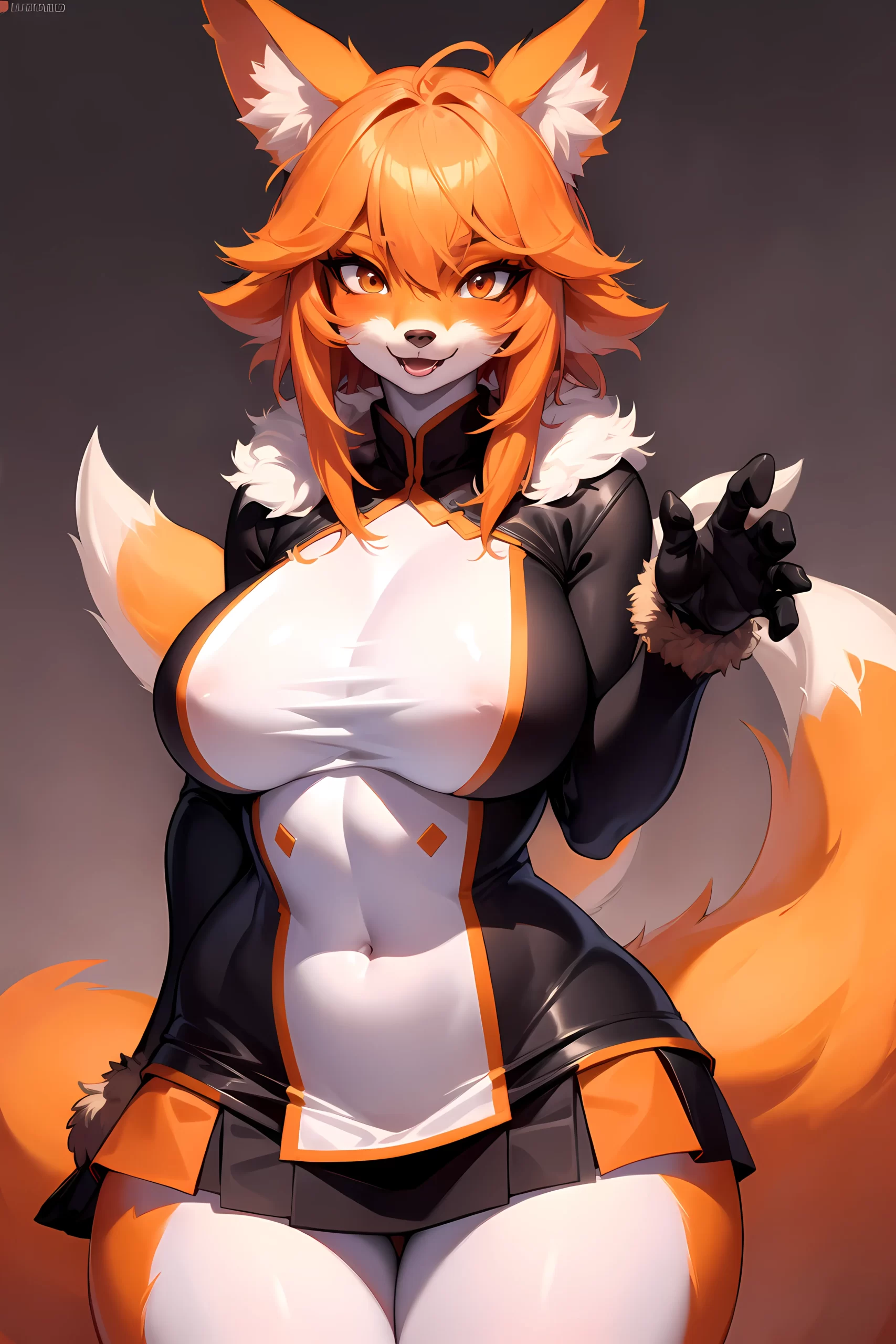 Example 3: Furry Fox Wearing a Short Skirt!